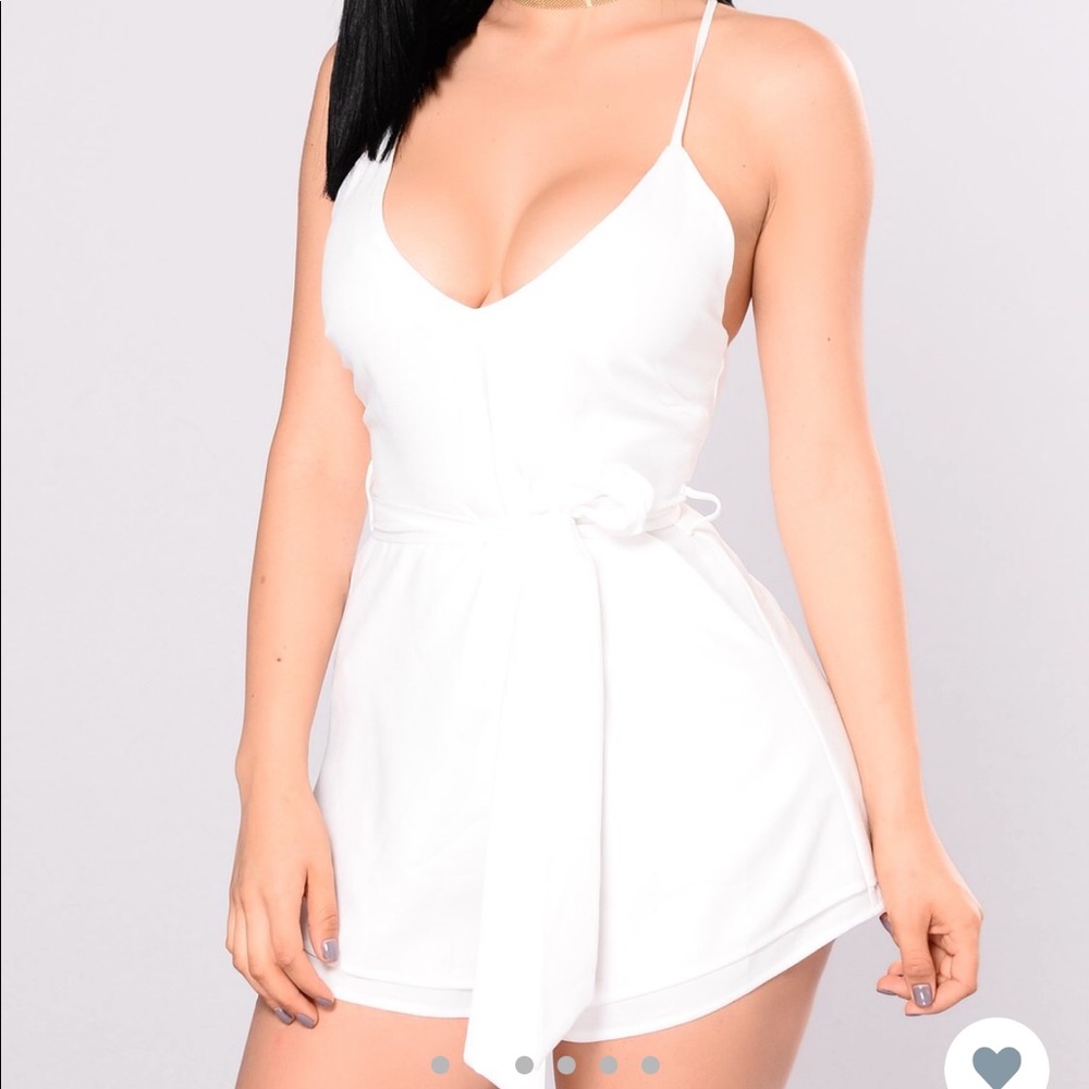Fashion Nova Just Memories White Romper